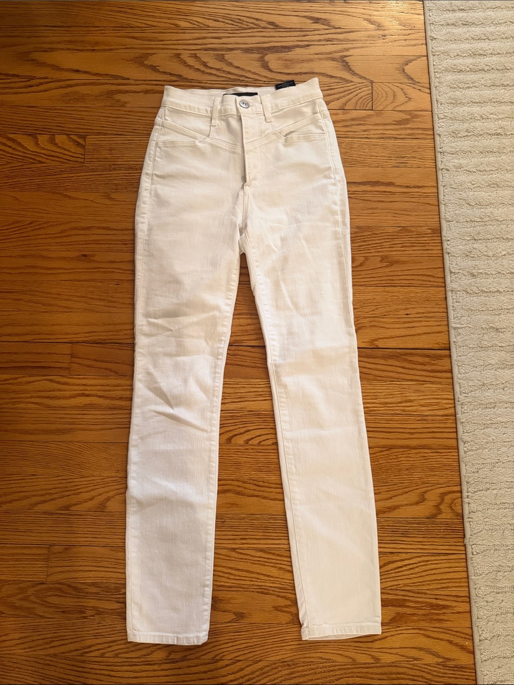 3x1 White Skinny Jeans - High Rise